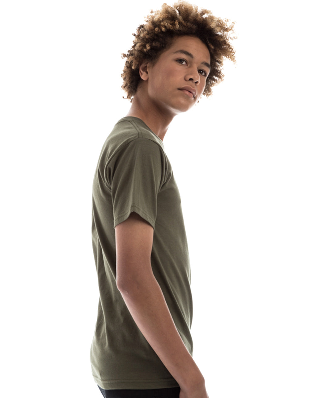 Retro Ring-Spun Crew Neck T-Shirt 2100