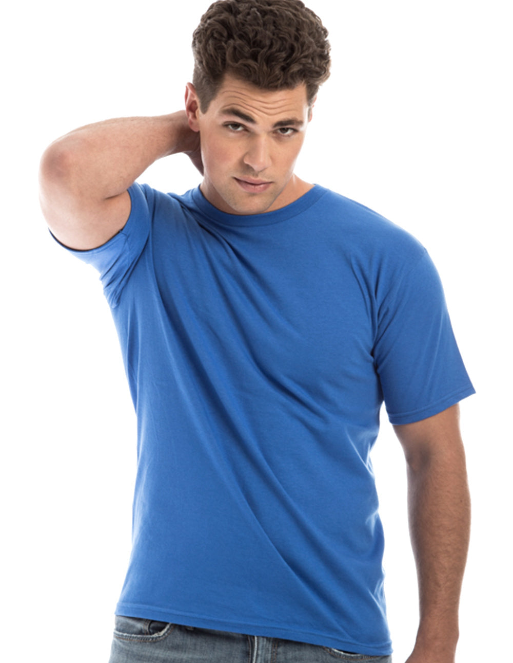 Retro Ring-Spun Crew Neck T-Shirt 2100